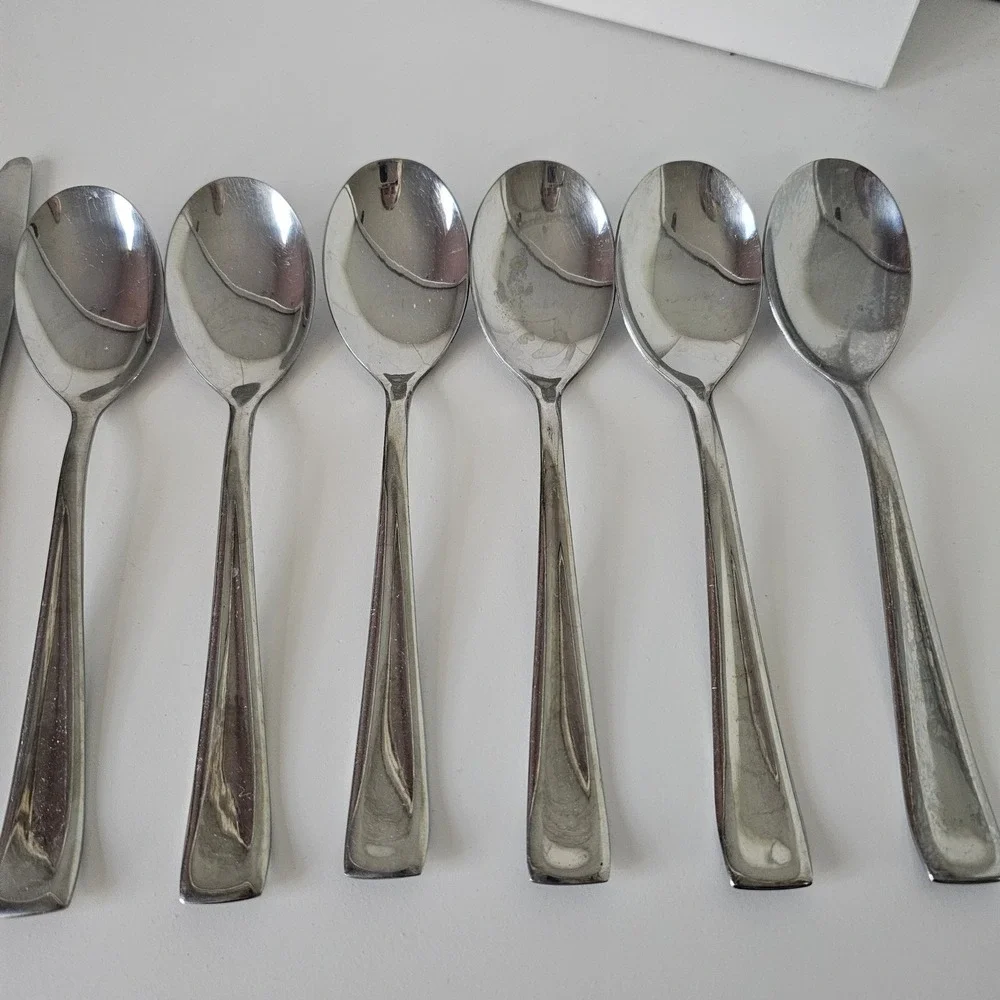Stainless China Silverware Set 10 Pieces Forks Knives‎ Spoons Flatware